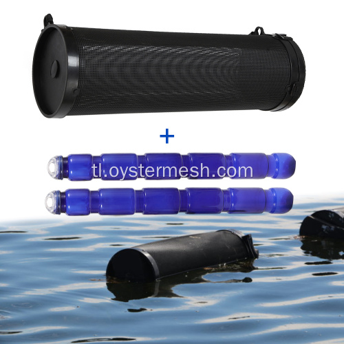 Cylinder oyster tumbler pagsasaka na may mga floats